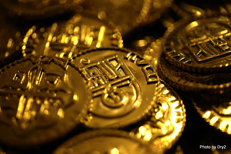 Money Gold Wealth Rich Currency Coins Bitcoin